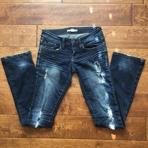 🔥SALE🔥 Distressed flare denim